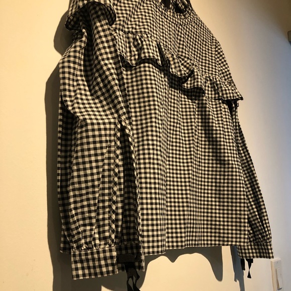 Topshop Gingham Shirt - Picture 2 of 5